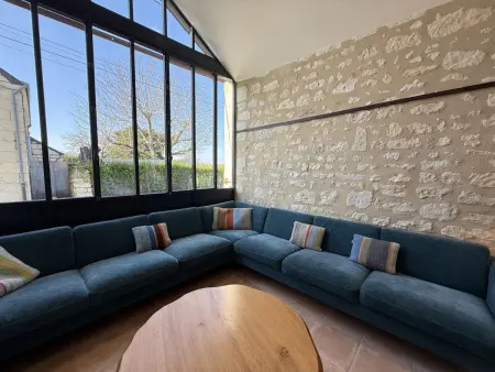 Maison avec piscine privée - 8 pers., Gite 9 personnes à La Chapelle sur Loire - Photo 9