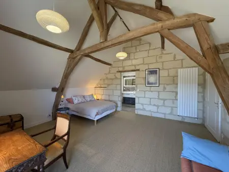 Maison avec piscine privée - 8 pers., Gite 9 personnes à La Chapelle sur Loire - Photo 16
