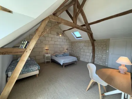 Maison avec piscine privée - 8 pers., Gite 9 personnes à La Chapelle sur Loire - Photo 20