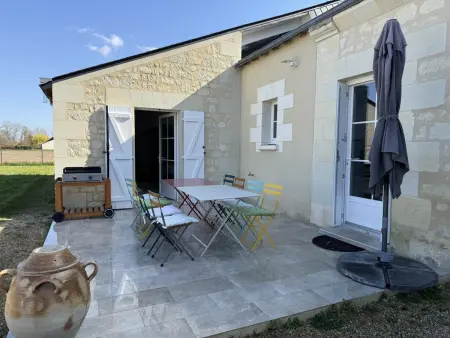 Maison avec piscine privée - 8 pers., Gite 9 personnes à La Chapelle sur Loire - Photo 34