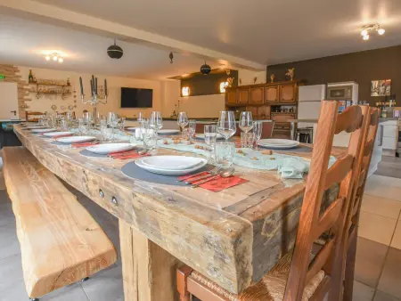Maison avec piscine, animaux admis - 12 pers., Gite 12 personnes à Couvignon - Photo 6
