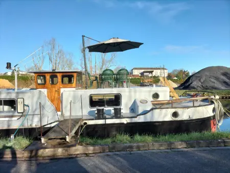 Péniche avec terrasse sur l'eau - 4 pers., Gite 4 personnes à Thourotte - Photo 10