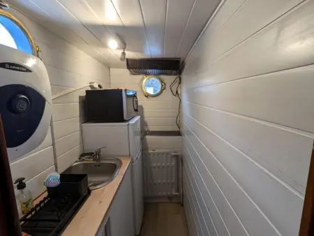 Péniche avec terrasse sur l'eau - 4 pers., Gite 4 personnes à Thourotte - Photo 14