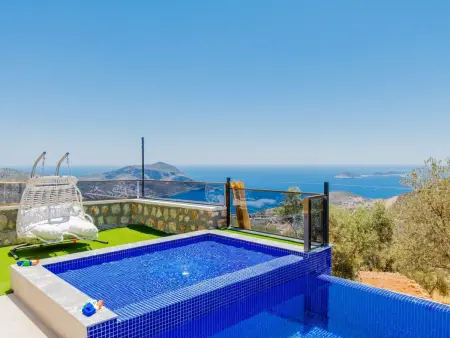 Villa Bajon mit Infinitypool und Meerblick, Maison 4 personnes à Kalkan - Photo 2