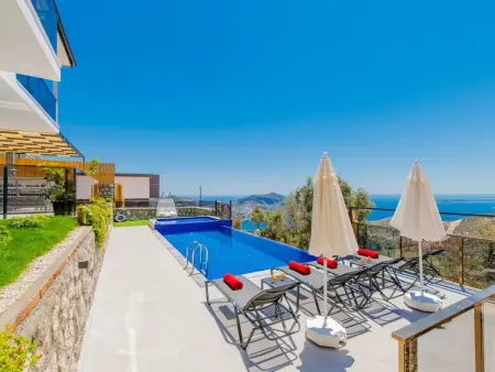 Villa Bajon mit Infinitypool und Meerblick, Maison 4 personnes à Kalkan - Photo 3