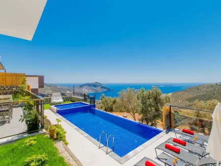 Villa Bajon mit Infinitypool und Meerblick, Maison 4 personnes à Kalkan - Photo 5