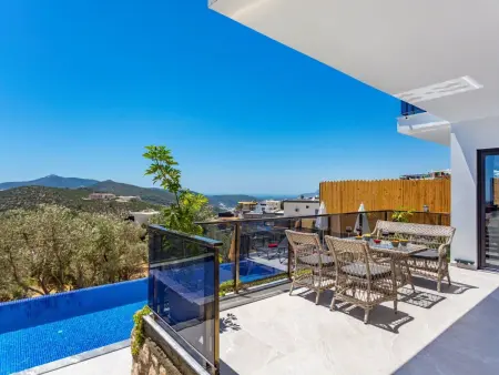 Villa Bajon mit Infinitypool und Meerblick, Maison 4 personnes à Kalkan - Photo 7