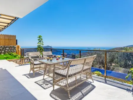 Villa Bajon mit Infinitypool und Meerblick, Maison 4 personnes à Kalkan - Photo 8