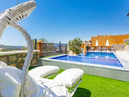 Villa Bajon mit Infinitypool und Meerblick, Maison 4 personnes à Kalkan - Photo 12