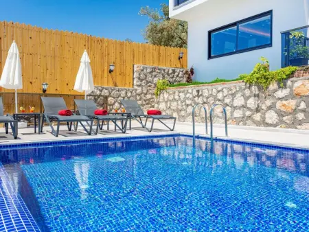 Villa Bajon mit Infinitypool und Meerblick, Maison 4 personnes à Kalkan - Photo 13
