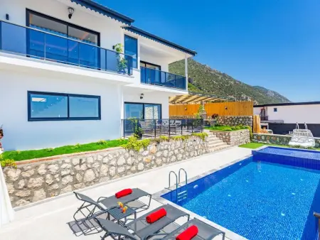 Villa Bajon mit Infinitypool und Meerblick, Maison 4 personnes à Kalkan - Photo 14