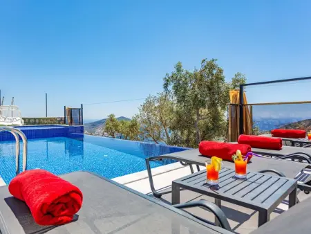 Villa Bajon mit Infinitypool und Meerblick, Maison 4 personnes à Kalkan - Photo 15