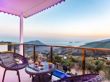 Villa Bajon mit Infinitypool und Meerblick, Maison 4 personnes à Kalkan - Photo 26