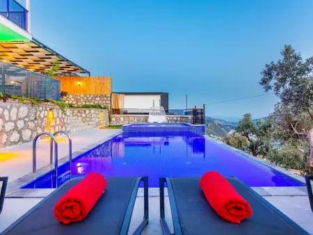 Villa Bajon mit Infinitypool und Meerblick, Maison 4 personnes à Kalkan - Photo 36
