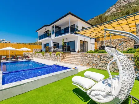 Villa Bajon mit Infinitypool und Meerblick, Maison 4 personnes à Kalkan - Photo 48