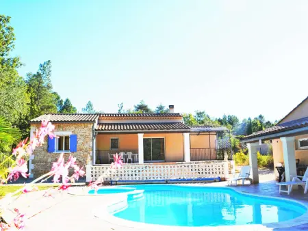Villa climatisée avec piscine, animaux admis, Maison 6 personnes à Vagnas - Photo 11