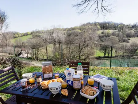 Maison en bastide, animaux admis - 5 pers., Maison 4 personnes à Montfaucon - Photo 1