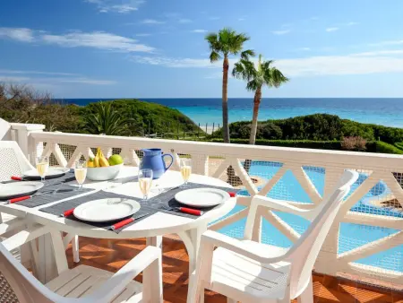 Wohnung mit gemeinsamem Pool und Meerblick, Appartement 4 personnes à Es Migjorn Gran - Photo 33