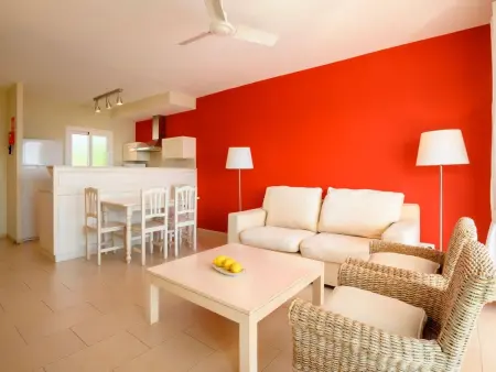 Wohnung mit gemeinsamem Pool und Meerblick, Appartement 4 personnes à Es Migjorn Gran - Photo 35