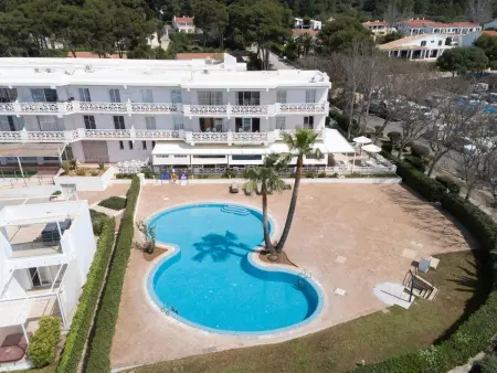 Wohnung mit gemeinsamem Pool und Meerblick, Appartement 4 personnes à Es Migjorn Gran - Photo 36