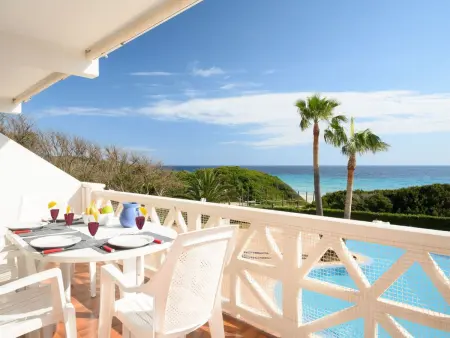 Wohnung mit gemeinsamem Pool und Meerblick, Appartement 4 personnes à Es Migjorn Gran - Photo 40