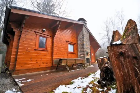 MANDOLINE, Chalet ardennais avec balcon et sauna - Photo 4