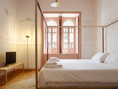 Studio Élegant Art Nouveau à Faro avec Wifi, Appartement 2 personnes à Faro - Photo 3