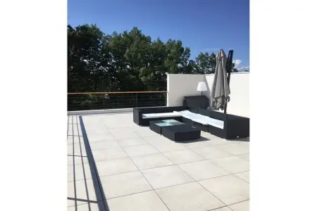Belle maison avec piscine à débordement chauffée, Magnifique maison pour 6 personnes à Barjac - Photo 32
