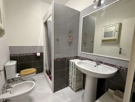 Duplex climatisé, plage à pied - 5 pers., Appartement 5 personnes à Borgo - Photo 12