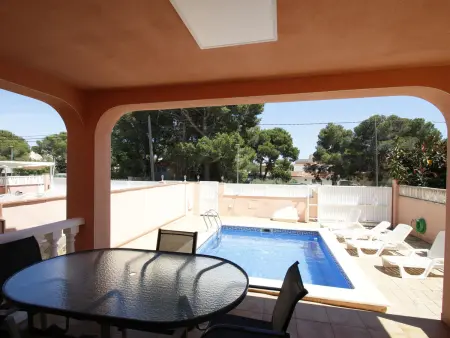 Villa avec piscine, clim et WiFi - 8 pers., Villa 8 personnes à Miami Platja - Photo 12