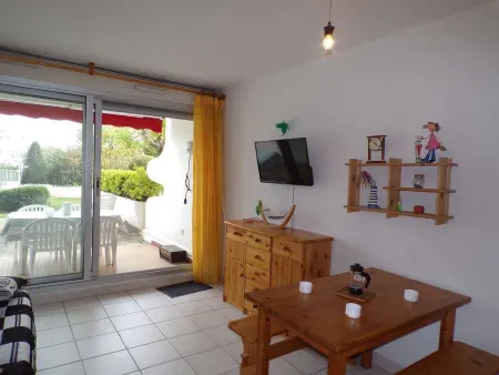 Studio Cabine Cosy avec Piscine, Terrasse & Parking, à 100m de la Plage - Photo 1
