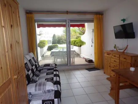 Studio Cabine Cosy avec Piscine, Terrasse & Parking, à 100m de la Plage - Photo 2