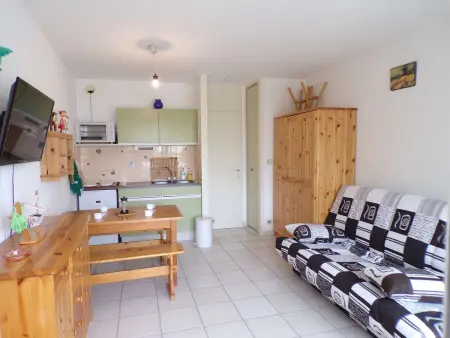 Studio Cabine Cosy avec Piscine, Terrasse & Parking, à 100m de la Plage - Photo 7