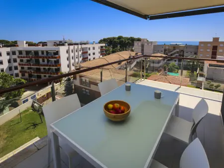 Attique vue mer, clim et parking - 4 pers., Appartement 6 personnes à Cambrils - Photo 12