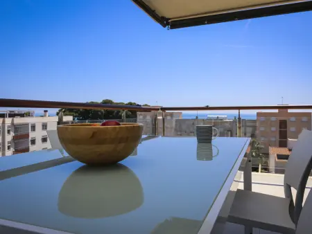 Attique vue mer, clim et parking - 4 pers., Appartement 6 personnes à Cambrils - Photo 14