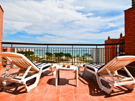 Attique vue mer, parking - 8 pers., Appartement 8 personnes à La Pineda - Photo 7