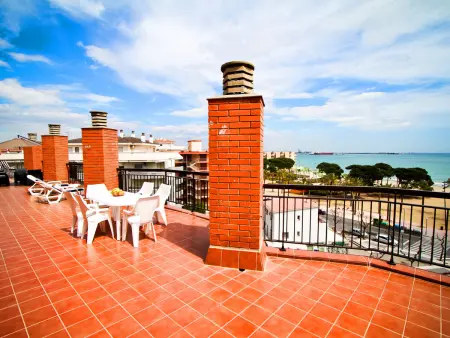 Attique vue mer, parking - 8 pers., Appartement 8 personnes à La Pineda - Photo 8