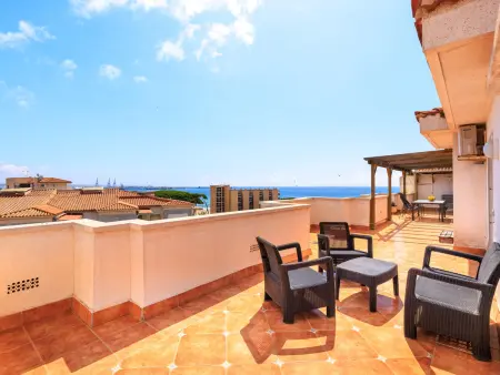 Penthouse vue mer, clim - 6 pers., Appartement 6 personnes à La Pineda - Photo 23