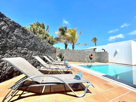 Villa avec piscine privée chauffée - 6 pers., Villa 6 personnes à Playa Blanca - Photo 7