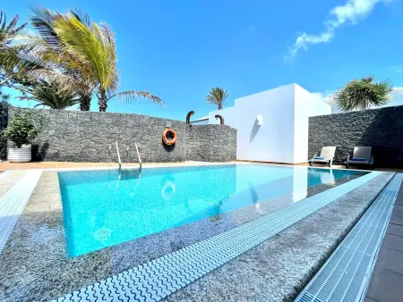 Villa avec piscine privée chauffée - 6 pers., Villa 6 personnes à Playa Blanca - Photo 28