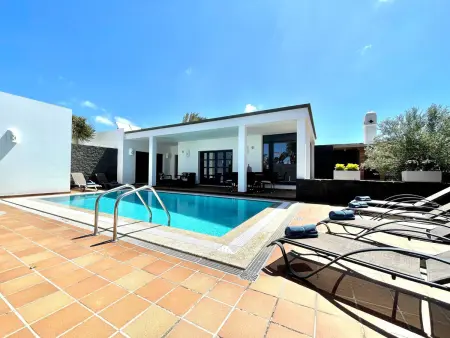 Villa avec piscine privée chauffée - 6 pers., Villa 6 personnes à Playa Blanca - Photo 32