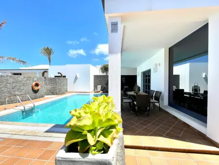 Villa avec piscine privée - 6 pers., Villa 6 personnes à Playa Blanca - Photo 19