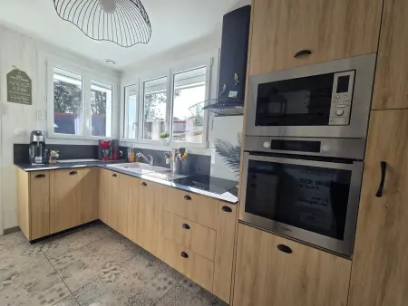 Maison rénovée et jardin clos - 8 pers., Maison 8 personnes à Saint Brevin les Pins - Photo 12