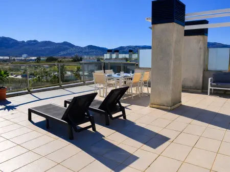 Penthouse vue panoramique et sur mer - 4 pers., Appartement 4 personnes à Oliva - Photo 11