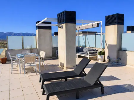Penthouse vue panoramique et sur mer - 4 pers., Appartement 4 personnes à Oliva - Photo 12