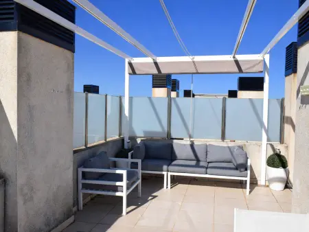 Penthouse vue panoramique et sur mer - 4 pers., Appartement 4 personnes à Oliva - Photo 13