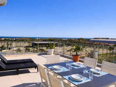Penthouse vue panoramique et sur mer - 4 pers., Appartement 4 personnes à Oliva - Photo 14