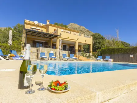 Villa spacieuse, vue montagne - 10 pers., Villa 10 personnes à Pollença - Photo 13
