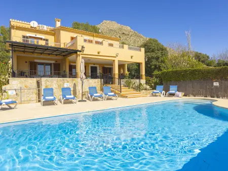 Villa spacieuse, vue montagne - 10 pers., Villa 10 personnes à Pollença - Photo 31