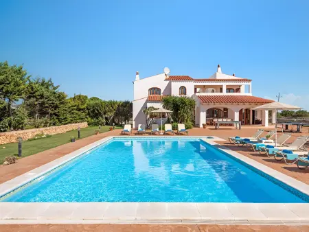 Villa avec piscine, clim et parking - 12 pers., Villa 12 personnes à Cala Galdana - Photo 15